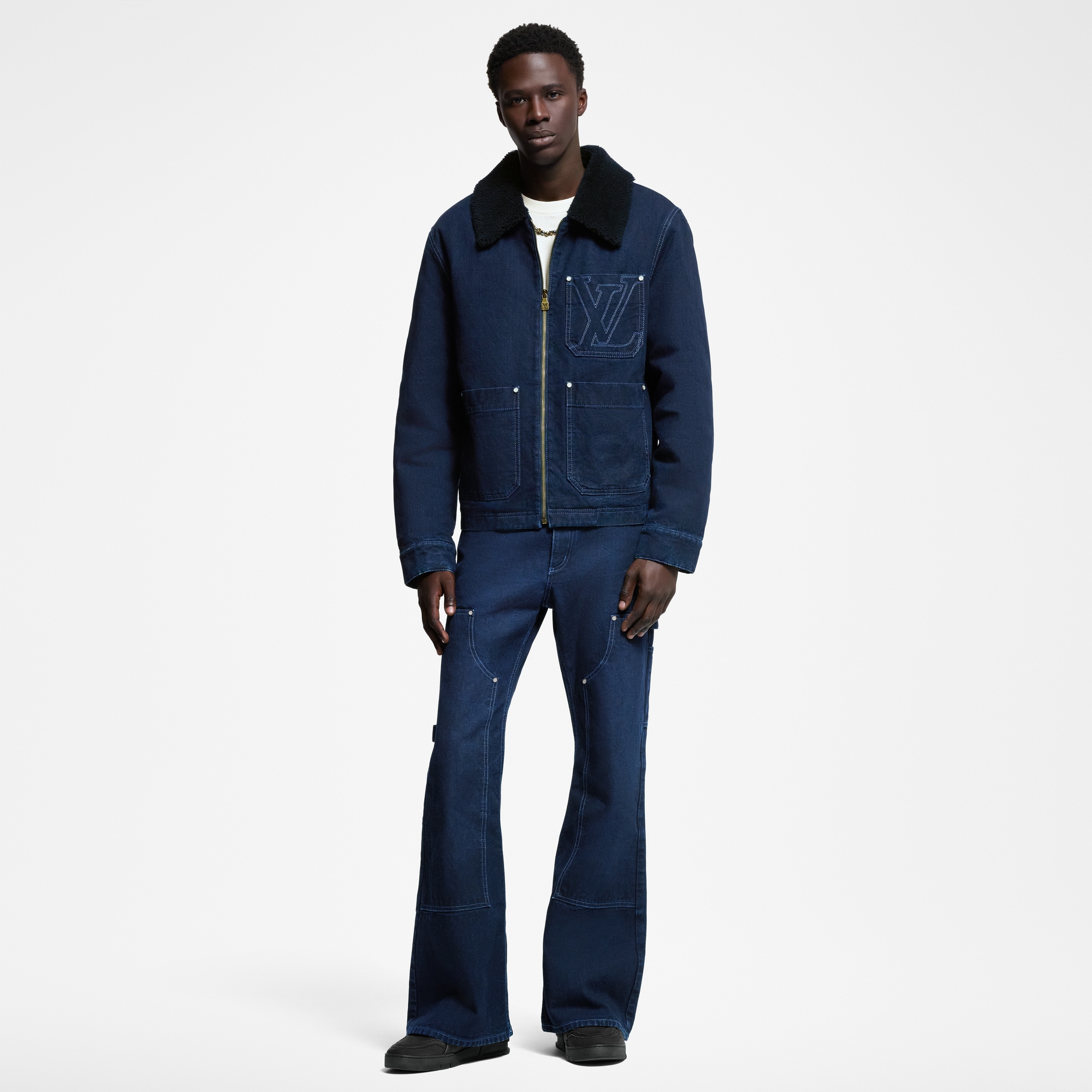 Wintery Workwear Denim Jacket - Ready-to-Wear | LOUIS VUITTON